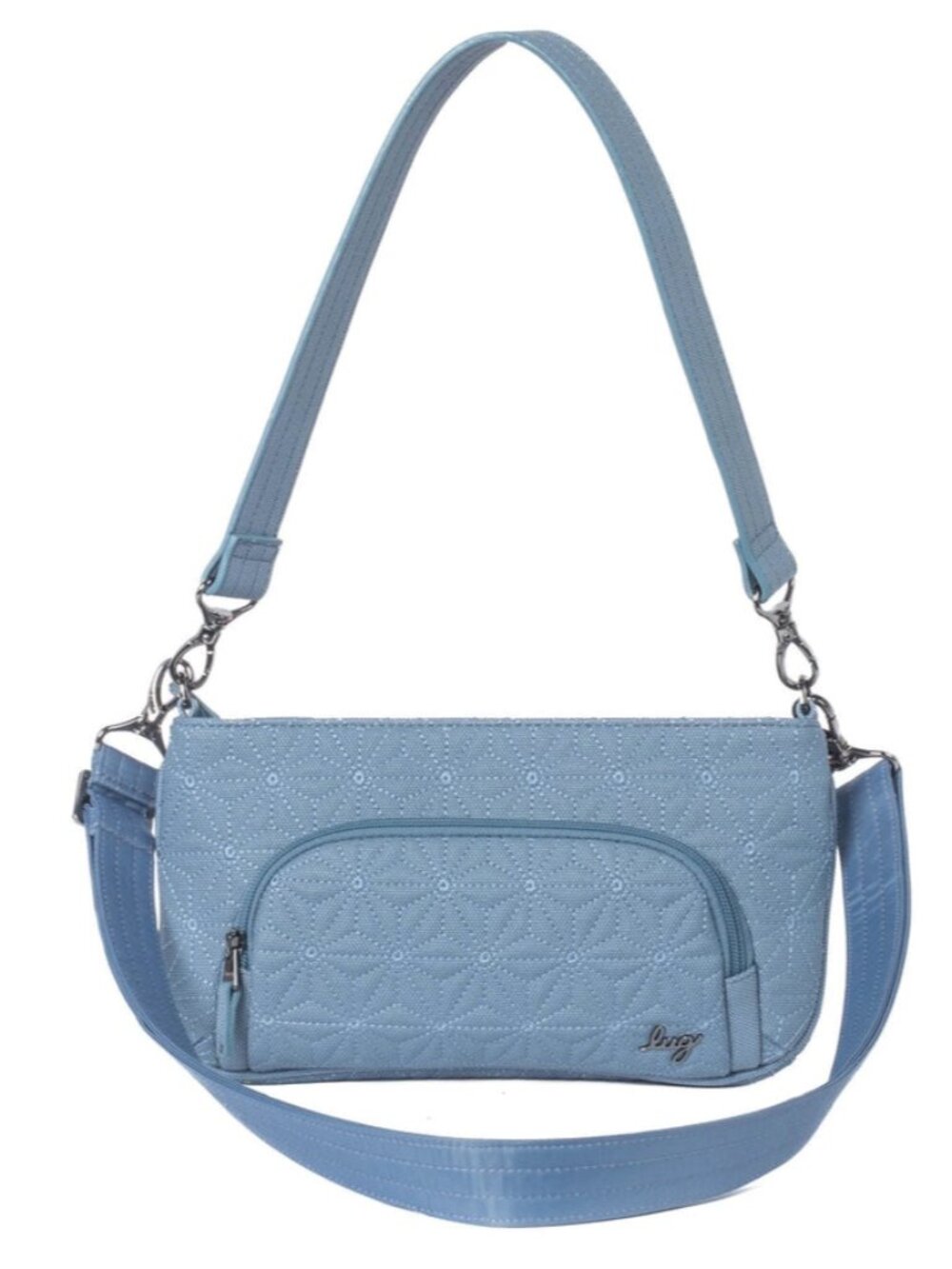 LUG - ** NWOT ** - Flyer Matte Luxe VL Convertible Crossbody Bag in Blue Moon